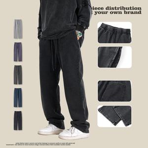 Pantalones deportivos Nesta Sports para hombre, pantalones deportivos de pierna ancha, holgados, con vuelo, con puños, de forro polar, de pierna recta - Product Image 2