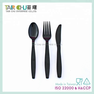 ช้อนพลาสติก PS สีดำและสีขาวมีด้ามยาวใช้แล้วทิ้งเกรดอาหารสำหรับงานปาร์ตี้ - Product Image 6