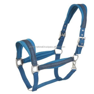 Licol pour cheval en nylon épais fait sur mesure, durable, avec ferrures en satin - Product Image 3