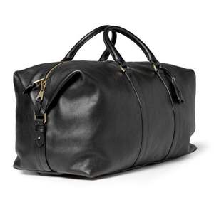 กระเป๋าหนังแท้พรีเมียมสำหรับผู้ชาย กระเป๋าหนังแบบดัฟเฟิลระบายอากาศได้ดี สั่งทำได้ ขายออนไลน์ - Product Image 2