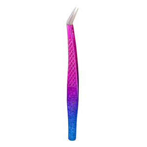 Pinzas Profesionales de Alta Calidad para Extensión de Pestañas, Acero Inoxidable, Personalizables, Plateadas, Punta Lisa y Dentada - Product Image 4