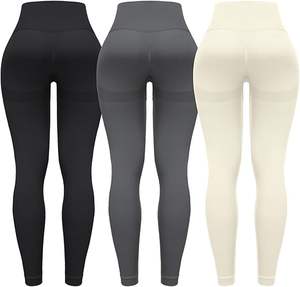 Leggings de sport pour femmes, taille mi-haute, élastiques, anti-UV, écologiques, respirants, sans coutures, en Spandex/Nylon 220g - Product Image 1