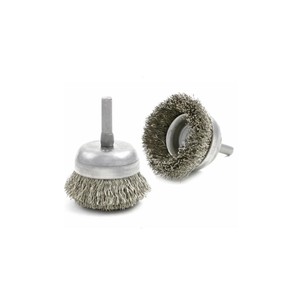 Industrial Stainless Steel Wire Spindle Cup Brush for Weld Cleaning Rust Removal <b>Abrasive</b> <b>Tool</b> - Product Image 1