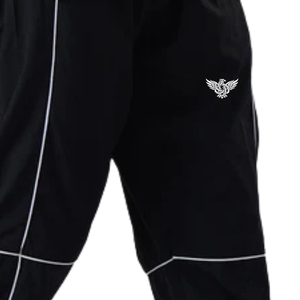 Pantalon de jogging unisexe personnalisé avec doublure polaire, taille élastique, séchage rapide, respirant, en tissu jersey, style sportif, 8XL, logo sur le côté gauche - Product Image 4