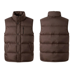 Chaleco Acolchado Largo para Mujer al por Mayor, Personalizado, Sin Mangas, con Cinturón, Acolchado, de Moda, para Invierno, Marca Privada - Product Image 1