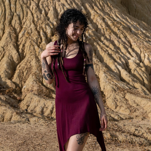 Vestido Mini Elven de Moda 2026 con Cordones y Espalda Descubierta, Estilo Bohemio de Rayón para Festival, Hada, Duendecillo, Atuendo de Fiesta de Verano para Mujer - Product Image 2