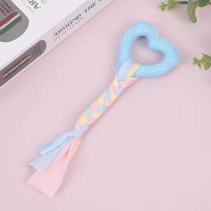 Jouets interactifs pour animaux de compagnie, jouet à mâcher pour chien, résistant aux morsures, nettoyage des dents, lavable, nœud en TPR pour l'entraînement, disponible en plusieurs styles - Product Image 5