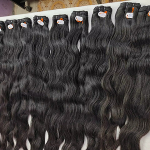 Vente en gros de cheveux humains vierges indiens Remy 12A, vague profonde lâche, 100% vierges, non traités, cuticules alignées, extensions de tissage - Product Image 1