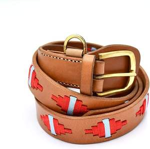 Cinturón de Cuero Genuino Personalizado de Estilo Clásico Argentino para Mujer, Cinturón de Cuero Real Ajustable para Hombre a Precio Económico - Product Image 2