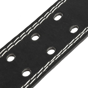 Ceinture de soutien lombaire en cuir de vachette avec logo personnalisé, souple et réglable, pour la musculation et l'entraînement en salle de sport, services OEM personnalisés acceptés - Product Image 3