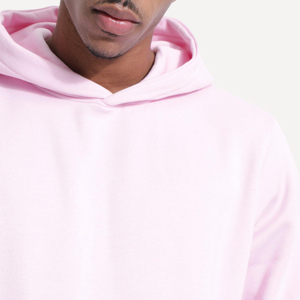 Chándal 2 en 1 con Capucha Rosa para Hombre, Color Sólido, Algodón, Casual, Manga Larga, Peso Medio, Ropa de Invierno, Corte Regular, Bolsillos Laterales - Product Image 5