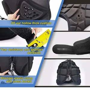 Mejor Casco 7v7 Antichoque con Acolchado Suave, Protector de Cabeza para Rugby, Cascos de Rugby con Carcasa Blanda - Product Image 4