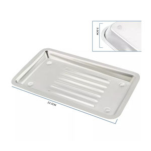 Precio de fábrica: Bandeja de raspador dental Britton Impex Clase I de acero inoxidable alemán, Grado A+, con ranuras de precisión mejorada, manual, CE - Product Image 2