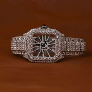 Reloj de Joyería Hip Hop al por Mayor, Reloj con Aspecto de Diamante Moissanite - Product Image 5