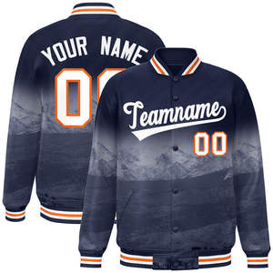 Veste universitaire brodée de haute qualité en gros, idéale pour les uniformes d'équipe - Product Image 1