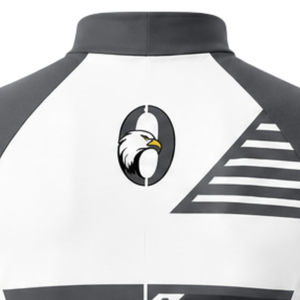 Charcoal Grey <b>White</b> <b>Cycling</b> <b>Jersey</b> Shorts Set Short Sleeve Full Zip Breathable Padded Bike Racing Training Team Sportswear - Product Image 4