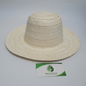 Sombrero de Paja Natural Tejido a Mano de Alta Calidad, Clásico, Vintage, Unisex, Estilo Panamá, para Playa y Verano, para Adultos - Product Image 1