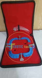 Sistema Retractor Cuadrado Lone Star de Acero Inoxidable de Calidad Superior con 6 Ganchos de Silicona, Empacado en Estuche de Cuero con Cierre - Product Image 2