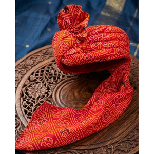 Turbante Multicolor Ecológico para Novios, Accesorio para la Cabeza para Bodas, Pagdi, Funciones de Compromiso, Baraati, Rajasthani, Safa Dulha - Product Image 4