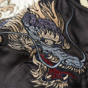 Chaqueta Sukajan Bordada al Mejor Precio con MOQ Bajo, Ligera, Cómoda, Prenda Exterior de Moda, Logotipo Personalizado, Estilo Urbano - Product Image 5