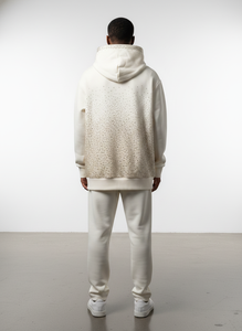 เสื้อฮู้ดดี้ทรงบ็อกซี่ประดับคริสตัลแบบกำหนดเองสำหรับผู้ชาย ผ้าเฟรนช์เทอร์รี่ 500gsm สตรีทแวร์ทรงโอเวอร์ไซส์ ล้างสีแบบแอซิด หนัก ทนทาน สวมหัว แบบ ODM - Product Image 3