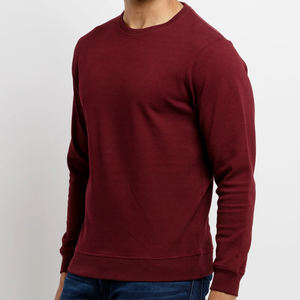 เสื้อสเวตเชิ้ตผู้ชายสำหรับฤดูหนาว ผ้าฝ้ายหนานุ่ม คอกลม ระบายอากาศได้ดี เป็นมิตรกับสิ่งแวดล้อม มีกระเป๋าเสื้อ สไตล์ลำลอง สตรีทแวร์ ออกกำลังกาย ขายส่ง - Product Image 3