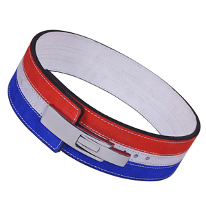 High Quality Leather Lever <b>Belt</b> with Heavy Duty Lever Buckle for Professional Powerlifting Gym Workout OEM Manufacturer - Product Image 3