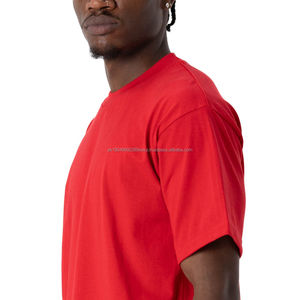 Camisetas Casuales para Hombre, 340 Gramos, Tejido Grueso de Spandex y Poliéster, Comodidad Superior, Corte Holgado, Manga Corta, Cuello Redondo, Transpirable - Product Image 5