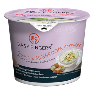 สะดวกและมีคุณค่าทางโภชนาการ30กรัม/ถ้วยโจ๊กสำเร็จรูปกับเห็ดเวลาทำอาหาร2นาทีอาหารแช่แข็งสำหรับเด็กพ่อแม่ที่ยุ่ง - Product Image 3