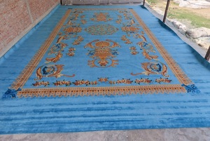 Alfombra Elegante Hecha a Mano, Alfombra de Lana Roja Suave y Duradera, Perfecta para Sala de Estar, Dormitorio, Decoración del Hogar - Product Image 6