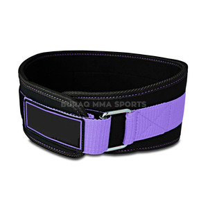 Cinturón de Levantamiento de Pesas para Entrenamiento en Gimnasio, Cinturón de Soporte de Fuerza con Logotipo Personalizado, Tamaño y Color por BURAQ MMA SPORTS - Product Image 1