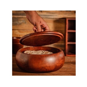 Wooden Chapati <b>Box</b> <b>Decorative</b> Meal Management Feature Intended to Improve Food Accessibility and Dining Room Styling - Product Image 5