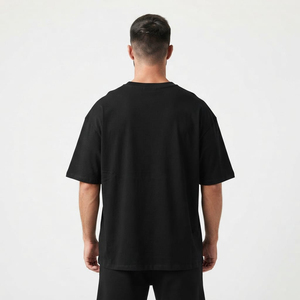 T-shirt à manches courtes pour homme en coton, coupe classique ultra-fine, avec logo personnalisé sur le devant, vente en gros - Product Image 4