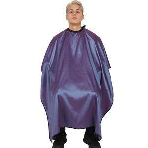 Professional Salon Hairdressing Cape Solid Baber Cape Apron High Quality Hair Cutting Cape with Neck <b>Duster</b> Brush - Product Image 3
