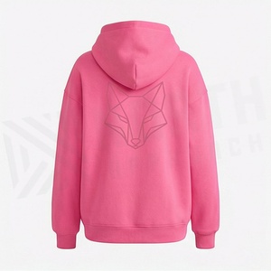 Sweat-shirt à capuche Sherpa pour femme, en coton, décontracté, polaire, pull oversize pour femme, tendance, couleur personnalisable, nouveauté - Product Image 2