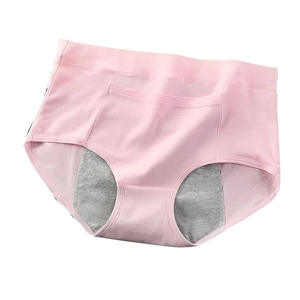 Ropa Interior Protectora de Alta Calidad al por Mayor para Niñas, Bragas Menstruales Fisiológicas para Mujeres, a Prueba de Fugas, 100% Algodón - Product Image 3