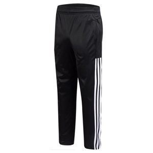 Ensemble de survêtement rayé noir et blanc pour homme – Sweat à capuche zippé et pantalon de jogging - Product Image 3