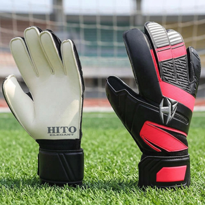 Guantes de Portero de Fútbol de Látex Alemán Cómodos y de Alta Demanda, Guantes de Portero Profesionales Deportivos con Correa de Látex - Product Image 4
