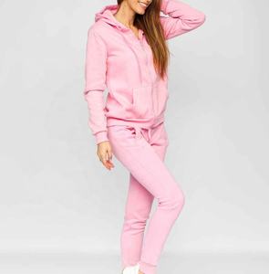 Vente en gros OEM 2024 Respirant Imprimé 100% Coton Survêtement pour Femmes Sweat-shirt Décontracté Pantalon de survêtement à capuche - Product Image 4
