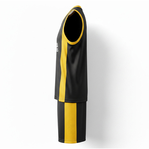 Ensemble de maillot et short de basketball sublimé personnalisé, coupe moderne, pour le jeu professionnel - Product Image 4