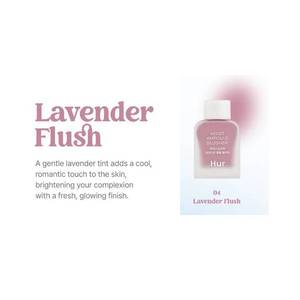 04 Lavender Flush Moist Ampoule Blusher 10ml humidité sensation d'apesanteur longue durée Vente en gros uniquement Fabriqué en Corée - Product Image 3