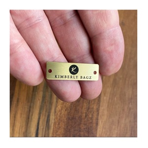 Étiquettes personnalisées en métal pour logo de marque, accessoires gravés en gros - Product Image 5