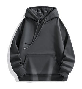 Sudadera con Capucha para Hombre, Color Sólido, Felpa Plateada de Algodón 450G, Bordado con Logotipo Personalizado OEM, Precio de Fábrica China Bangladesh - Product Image 5