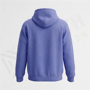 Sweat à capuche premium pour homme 100% coton coupe classique pull molletonné hiver décontracté épais personnalisé avec poche - Product Image 2