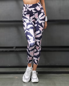 Wholesale OEM Manufactured Custom Brand Logo Printed Sports Activewear Fitness Gym Pants Women's <b>Leggings</b> - Product Image 5