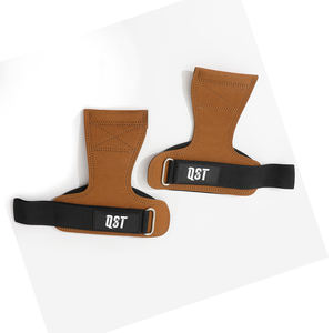 Poignées de gymnastique suspendues pour Cross Fit, haltérophilie, athlétisme, entraînement, protection des paumes, coussinets de poignet, équipement de fitness, logo personnalisé - Product Image 4