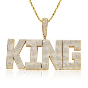 Pendentif personnalisé Hip Hop en moissanite avec initiale, lettre, en argent sterling 925, grand alphabet, bijoux fins, pendentifs et breloques - Product Image 2