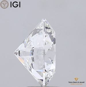 Diamante cultivado en laboratorio CVD de 9.87 mm, corte redondo, color E, claridad VVS1, 3.50 quilates, certificado IGI, para anillo de obra maestra de lujo. - Product Image 6