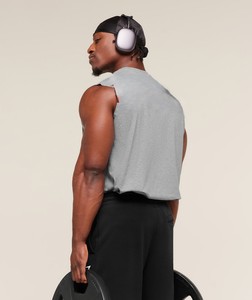 Débardeurs de sport en coton personnalisés avec logo pour hommes, sans manches, pour la course, la musculation et l'entraînement, avec faible MOQ - Product Image 2