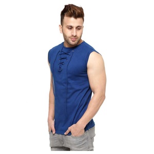 <b>Men</b> Gym <b>Singlets</b> Quality Polyester Tank Top <b>for</b> Fitness and Bodybuilding Casual Breathable Knitted Weave Best Gym Wear - Product Image 1